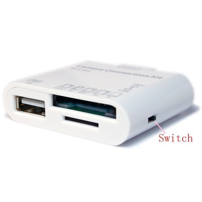 Apple Ipad Ipad 2 Ipad 3 Camera Connection kit With Wireless SD Card Reader CE, RoHS