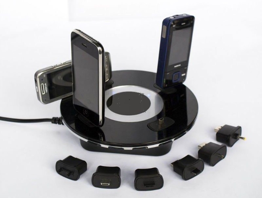 Electronic 6 Digital Multi Cell Phone Charging Station For Ipad  / Iphone Charging Device